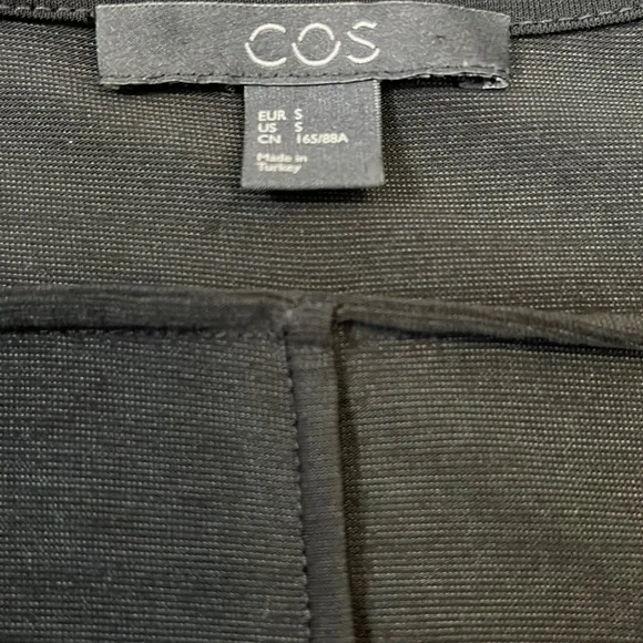 COS Jersey Tunic Short Dress, Black, Small - Picture 13 of 14